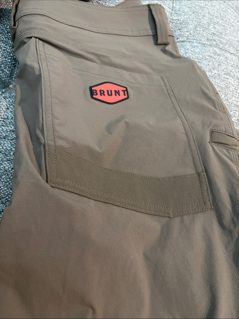 Brunt Men's Cargo Pants in Olive Green 36x30